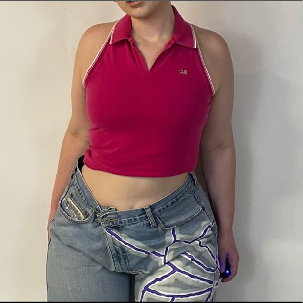 Pink Polo Ralph Lauren Halter Top